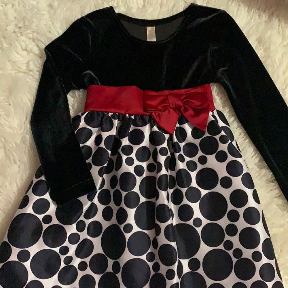 Black and white Formal girls Dress